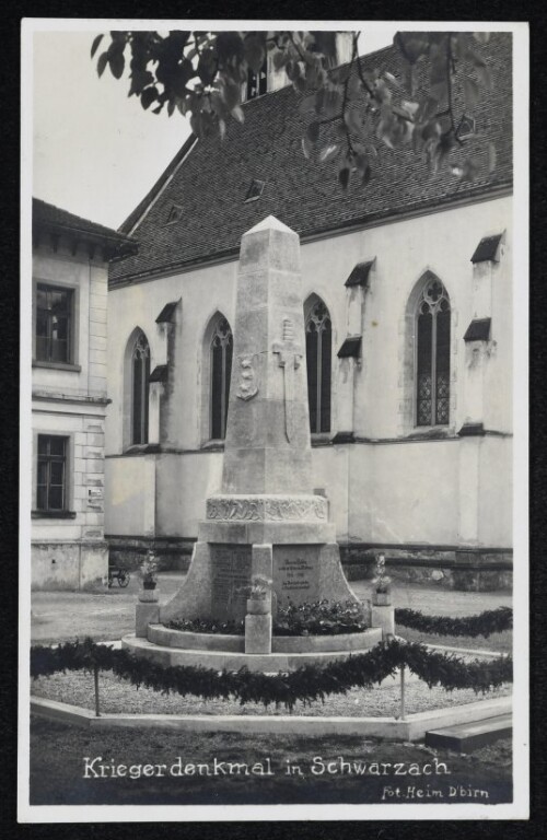 Kriegerdenkmal in Schwarzach