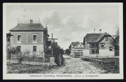 Schwarzach Vorarlberg. Bahnhofstraße