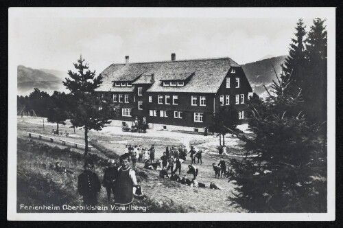 Ferienheim Oberbildstein Vorarlberg