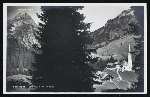 Schröcken (1269 m) in Vorarlberg