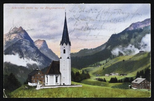 Schröcken (1260 m) im Bregenzerwald