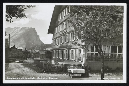 Schoppernau mit Kanisfluh - Gasthof z. Hirschen