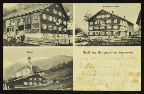 Gruß aus Schoppernau, Bregenzerwald