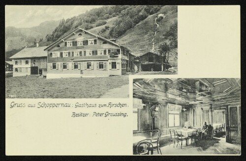 Gruss aus Schoppernau : Gasthaus zum Hirschen