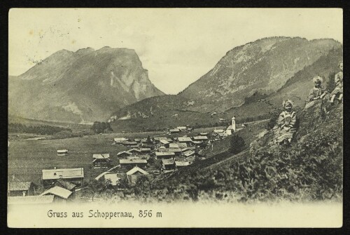 Gruss aus Schoppernau, 856 m