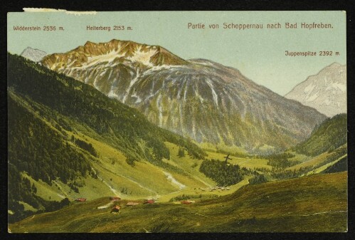 Partie von Schoppernau nach Bad Hopfreben