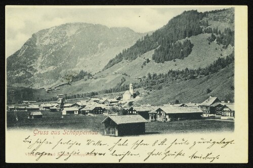 Gruss aus Schoppernau