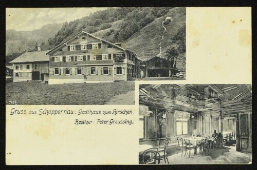 Gruss aus Schoppernau : Gasthaus zum Hirschen