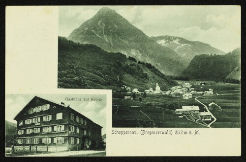 Schoppernau, (Bregenzerwald) 832 m ü. M.