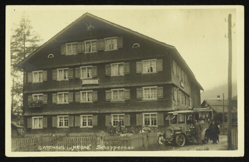 Gasthaus zur  Krone  Schoppernau