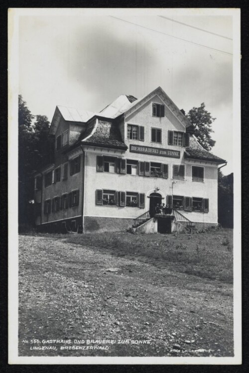Gasthaus und Brauerei zur Sonne, Lingenau, Bregenzerwald