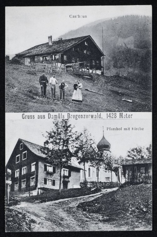 Gruss aus Damüls Bregenzerwald, 1428 Meter