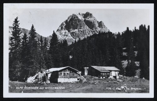 Alpe Noboden mit Widderstein
