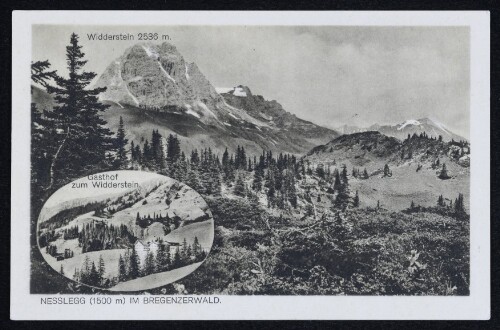 Nesslegg (1500 m) im Bregenzerwald