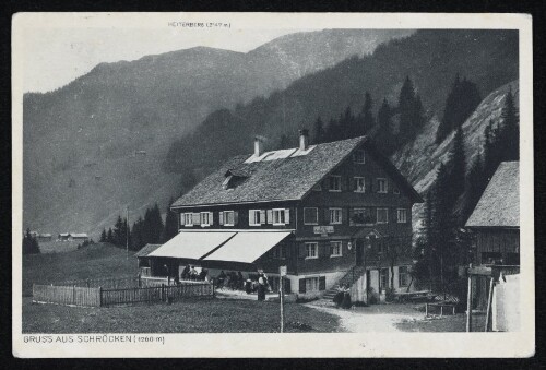 Gruss aus Schröcken (1260 m)