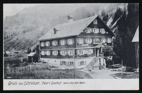 Gruss aus Schröcken : Peter's Gasthof