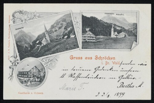 Gruss aus Schröcken i. Br. Wald