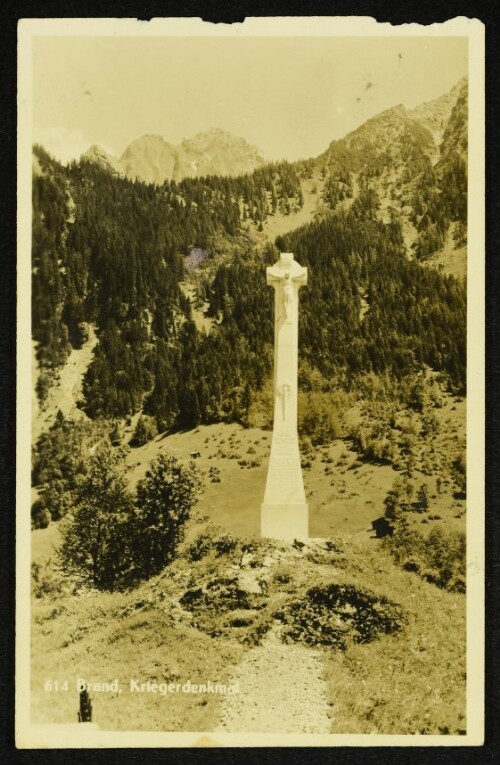 Brand, Kriegerdenkmal