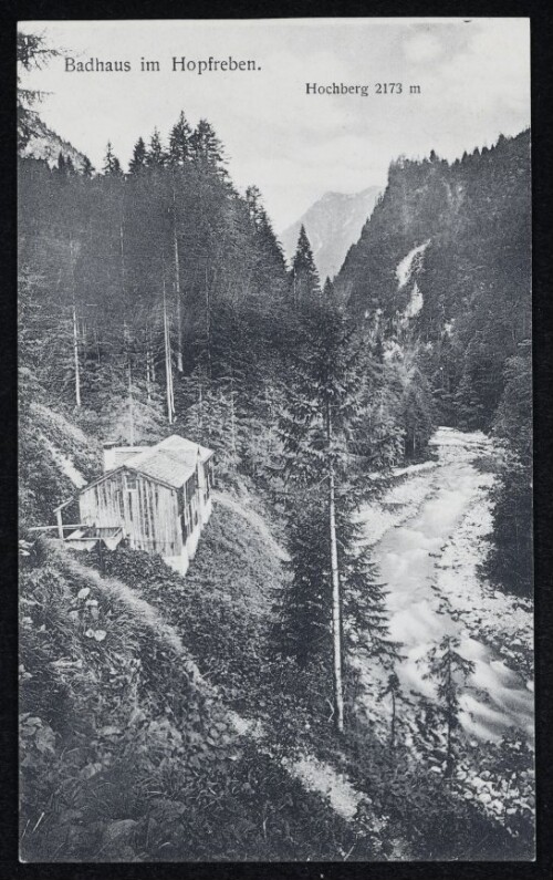 Badhaus im Hopfreben