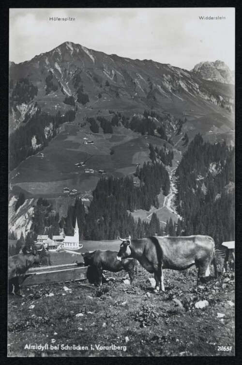 Almidyll bei Schröcken i. Vorarlberg