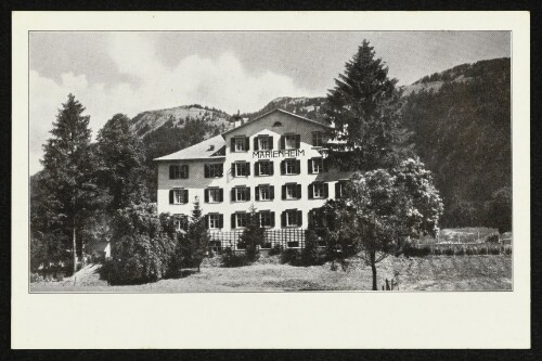 Marienheim der Barmherzigen Schwestern : Andelsbuch, Vorarlberg