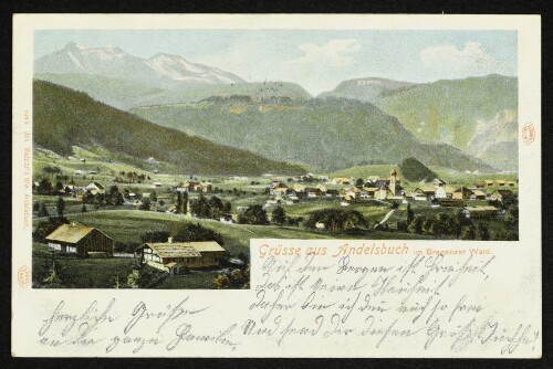 Grüsse aus Andelsbuch im Bregenzer Wald