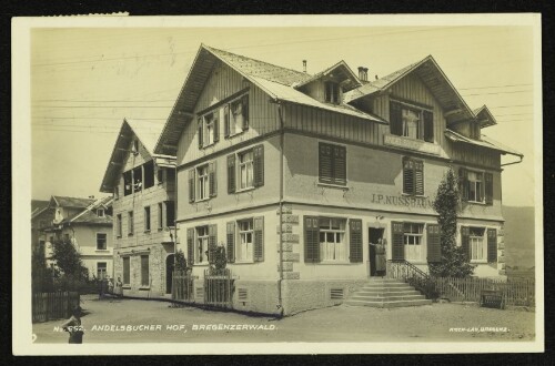 Andelsbucher Hof, Bregenzerwald