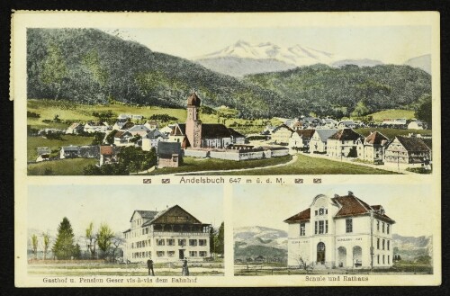Andelsbuch 647 m ü. d. M.