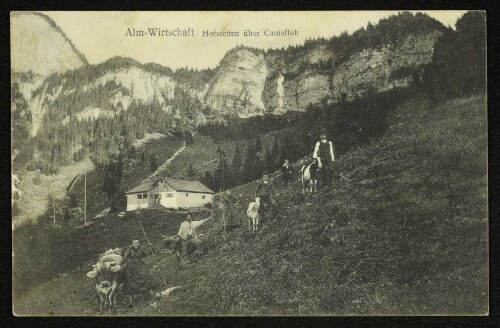 Alm-Wirtschaft : Hofstetten über Canisfluh