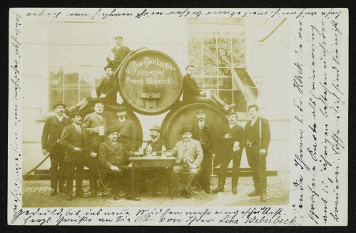 Zum Jubiläum 1891 - 1901, Bauerei Weberbeck