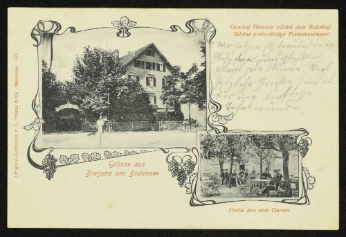 Gasthof Helvetia, nächst dem Bahnhof