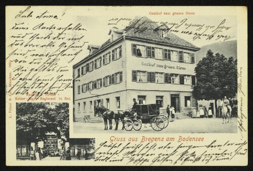 Gruss aus Bregenz am Bodensee, Gasthof zum grauen Bären