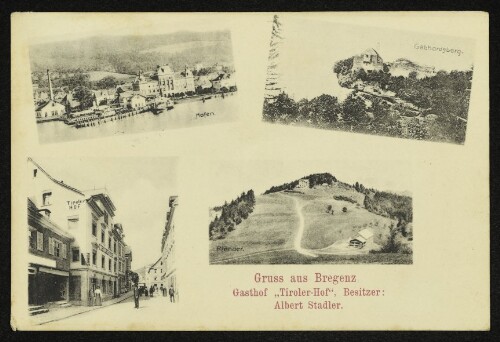 Gruss aus Bregenz, Gasthaus  Tiroler Hof 