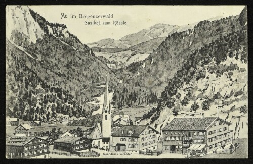 Au im Bregenzerwald : Gasthof zum Rössle