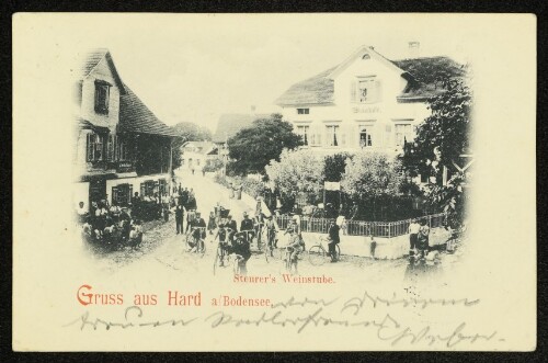 Gruss aus Hard a/ Bodensee : Steurer's Weinstube