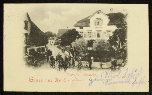 Gruss aus Hard a. Bodensee! : Steurer's Weinstube