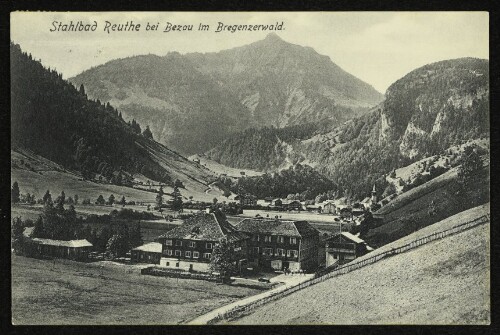 Stahlbad Reuthe bei Bezau im Bregenzerwald
