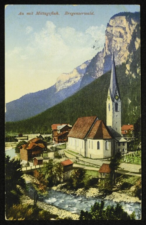 Au mit Mittagsfluh : Bregenzerwald