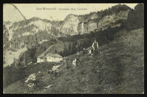 Alm-Wirtschaft : Hofstetten über Canisfluh