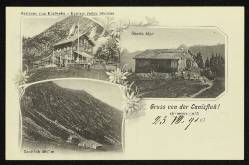 Gruss von der Canisfluh! : (Bregenzerwald)