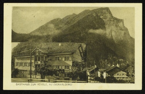 Gasthaus zum Rössle, Au (Vorarlberg)