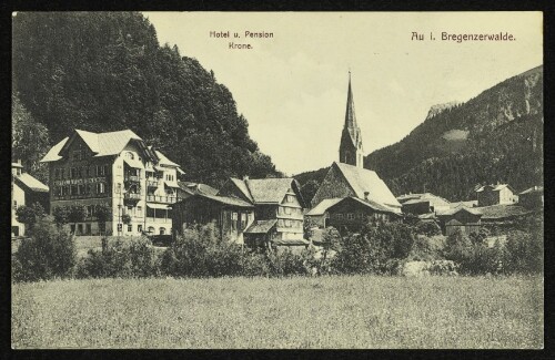 Au i. Bregenzerwalde : Hotel u. Pension Krone
