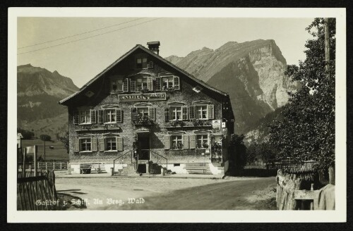 Gasthof z. Schiff : Au Breg. Wald