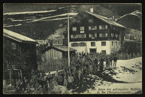 Das Haus der gefangenen Russen in Au (Bregenzerwald)