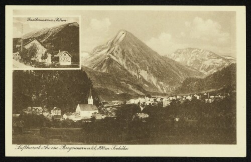 Luftkurort Au im Bregenzerwald, 800m Sehhöhe