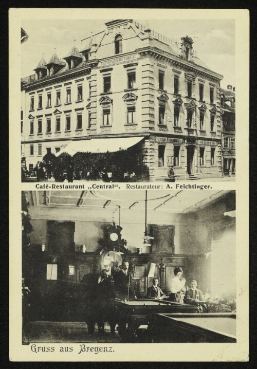 Gruss aus Bregenz - Café-Restaurant  Central 