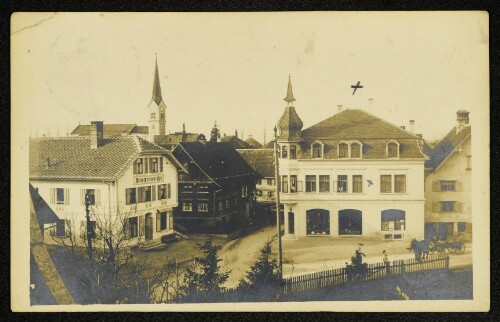 [Hard, Gemeindekanzlei und Metzgerei Wursterei J. Lutz]