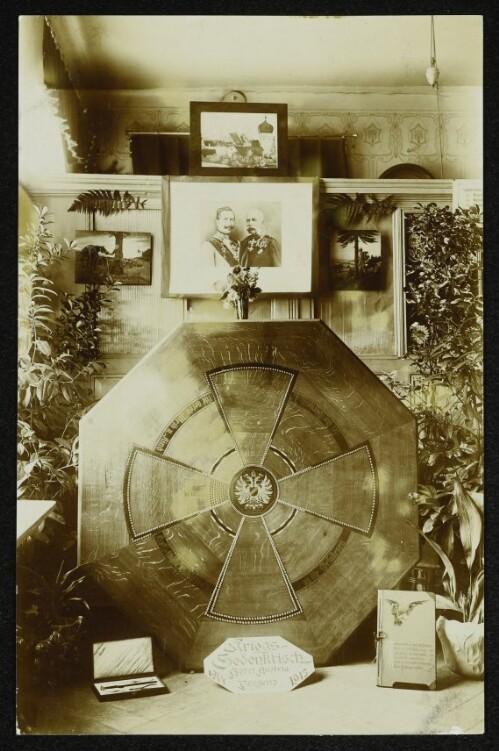 Kriegsgedenktisch Hotel Austria Bregenz 1914 - 1915