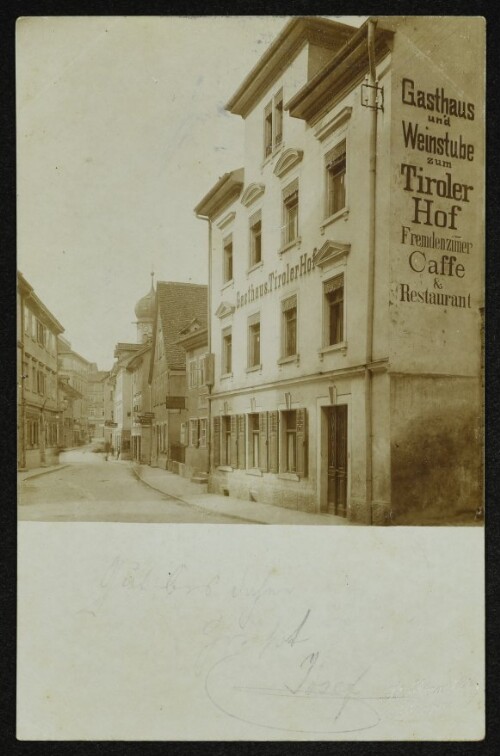 Gasthaus und Weinstube zum Tiroler Hof