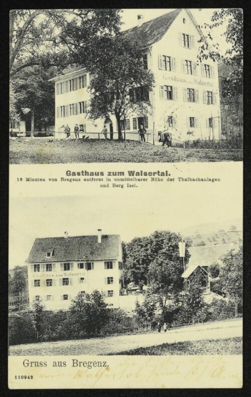 Gruss aus Bregenz, Gasthaus zum Walertal